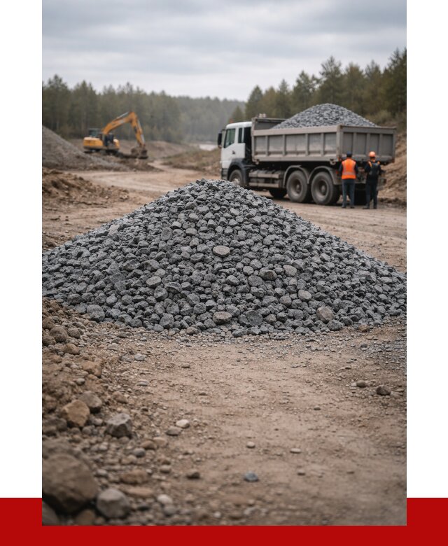 Щебень габбро диабаз фракция 40-70 в Кисловодске от 2353 р-ПРОНЕРУДКсл