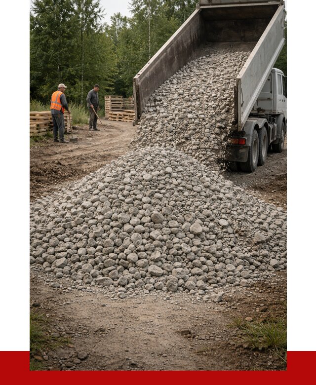 гравийный щебень фракция 70-120 в Кисловодске от 2620 р. ПРОНЕРУДКсл