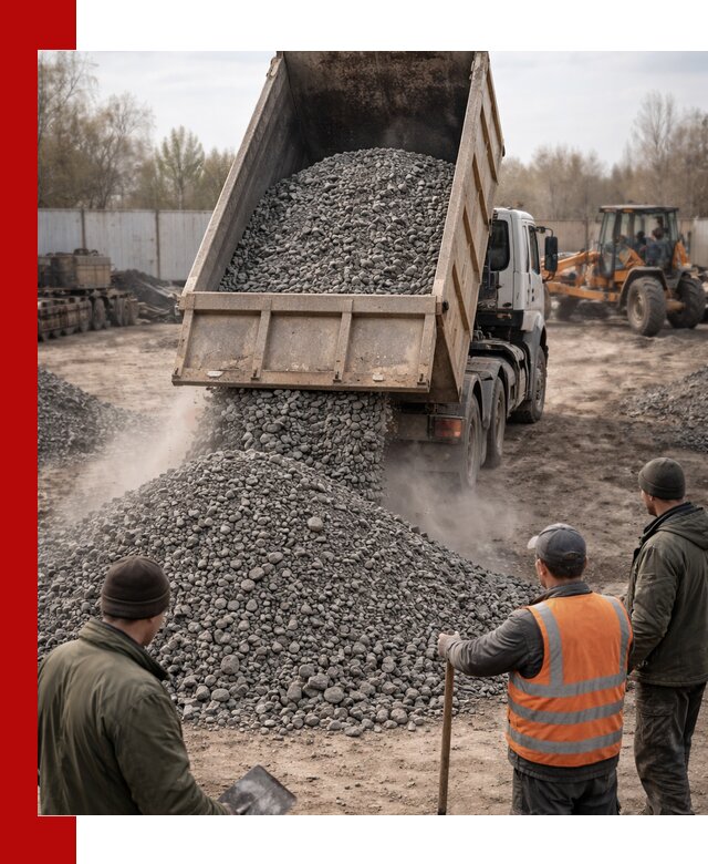 Доставка шлакового щебня в удобные сроки по выгодной цене в Кисловодске