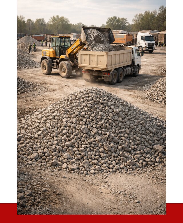 Вторичный щебень фракция 40-70 в Кисловодске от 1861 р, ПРОНЕРУДКсл