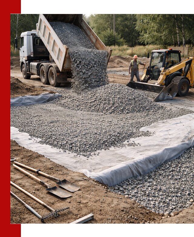 Щебень для фундамента с доставкой в Кисловодске