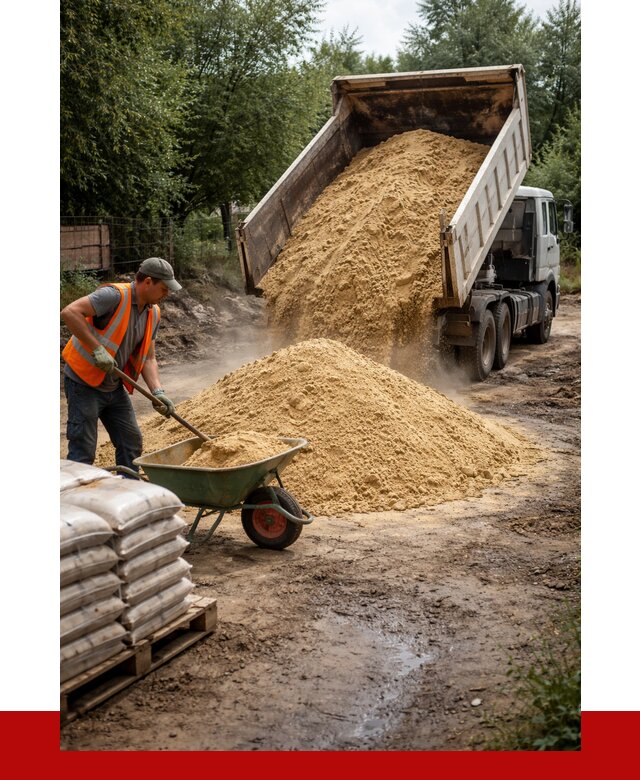 Купить песок с доставкой в Кисловодске от 1925 р. | ПРОНЕРУДКсл