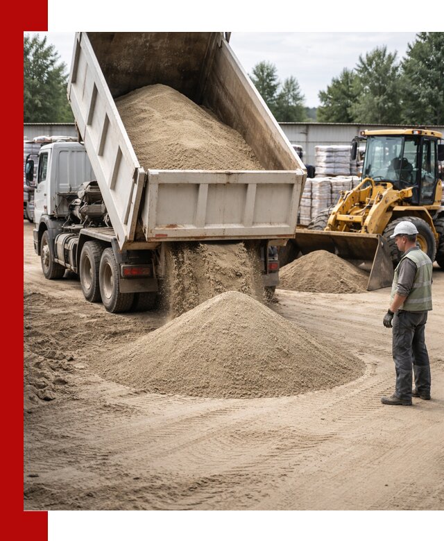 Поставка и доставка песка для бетона в Кисловодске