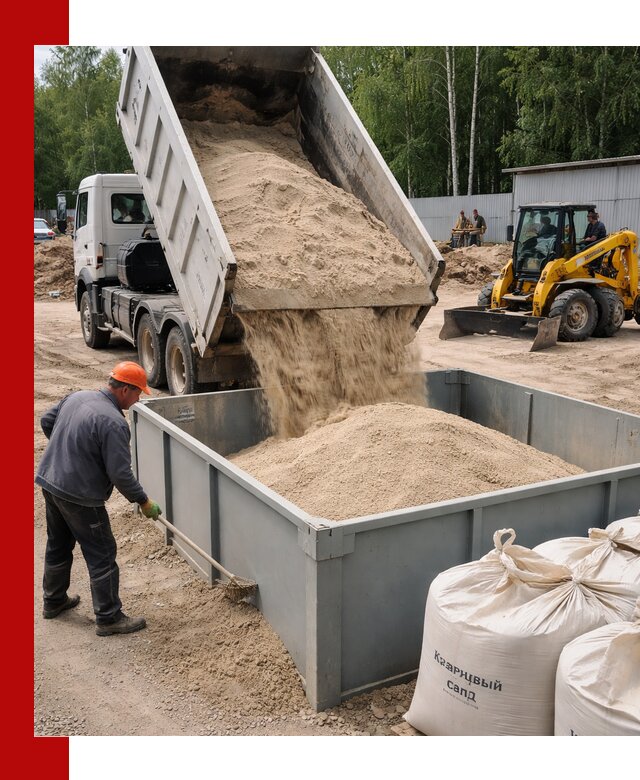 Кварцевый песок для фильтра в Кисловодске — доставка и качество