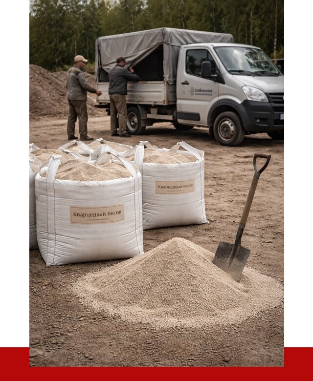 Кварцевый песок для пескоструя в Кисловодске от 4812 р. | ПРОНЕРУДКсл