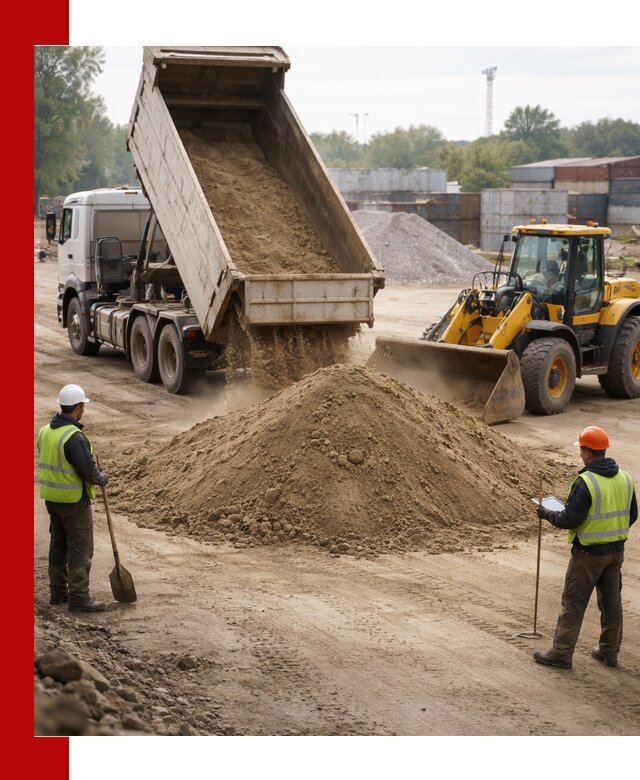 Доставка и продажа пескогрунта оптом и в розницу в Кисловодске