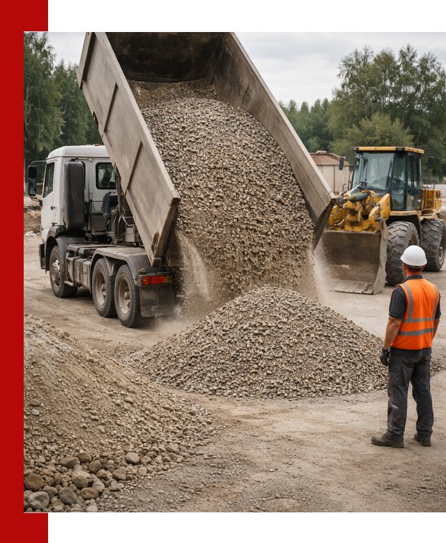 Доставка щпс в Кисловодске — щебеночно-песчаная смесь под заборы и дорожки