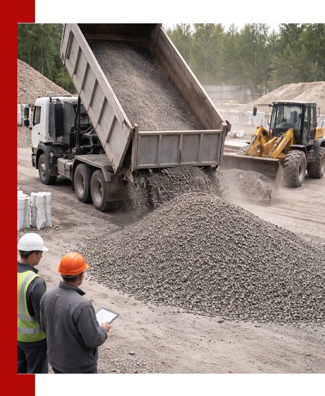 Доставка и продажа гранитного отсева 0-10 в Кисловодске