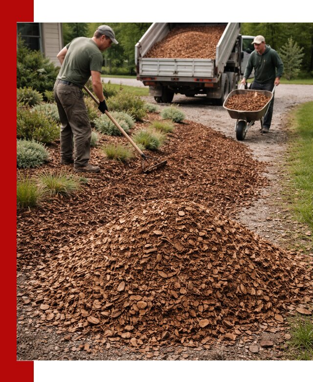 Крошка для мульчирования с доставкой в Кисловодске