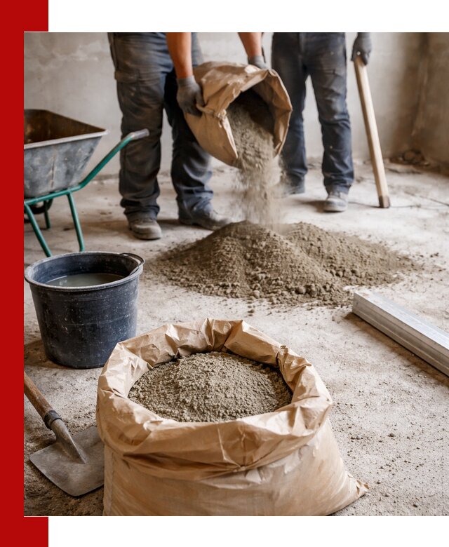 Доставка сухой смеси для стяжки в Кисловодске