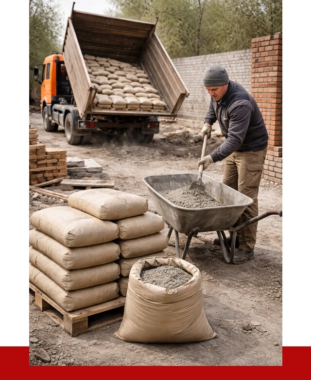 Купить сухую смесь для кладки в Кисловодске от 1283 р. | ПРОНЕРУДКсл