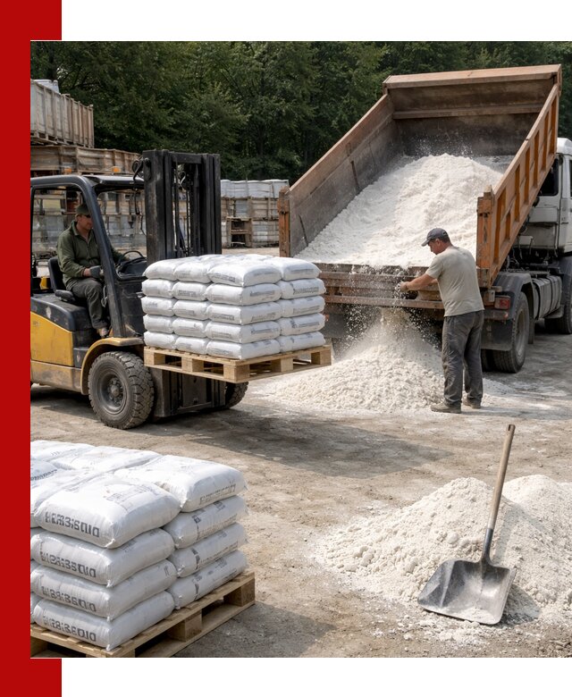 Доставка строительной извести оптом и в розницу в Кисловодске