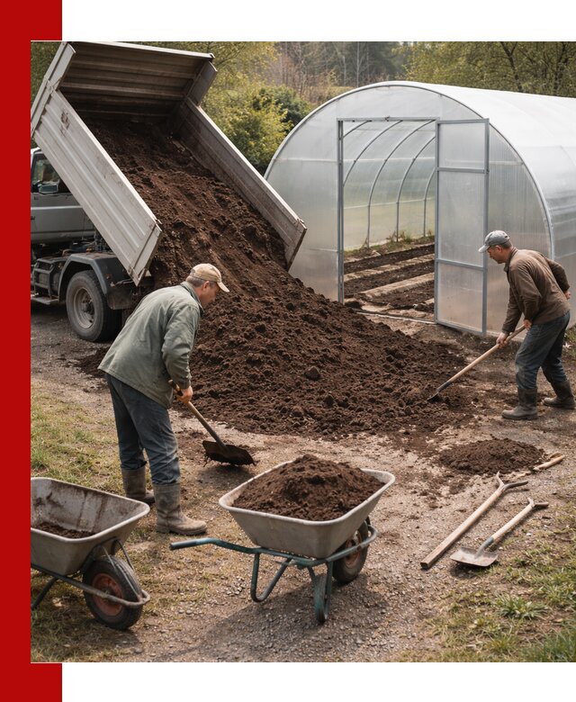 Грунт для теплицы с доставкой в Кисловодске — плодородный субстрат под растения