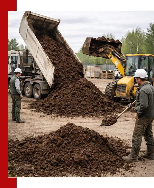 Доставка торфа оптом и в мешках в Кисловодске