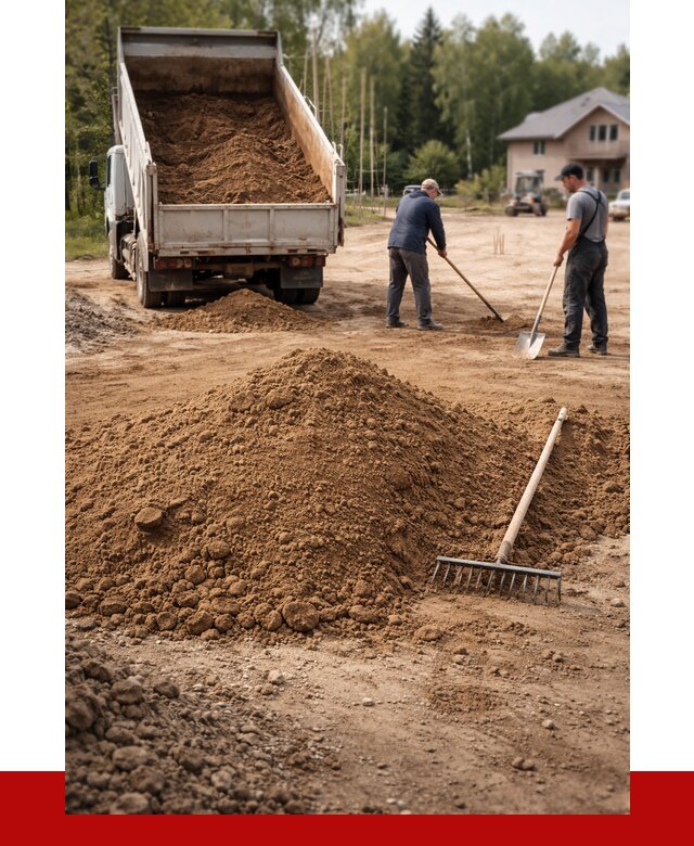 Суглинок для планировки в Кисловодске с доставкой от 4491 р. | ПРОНЕРУДКсл