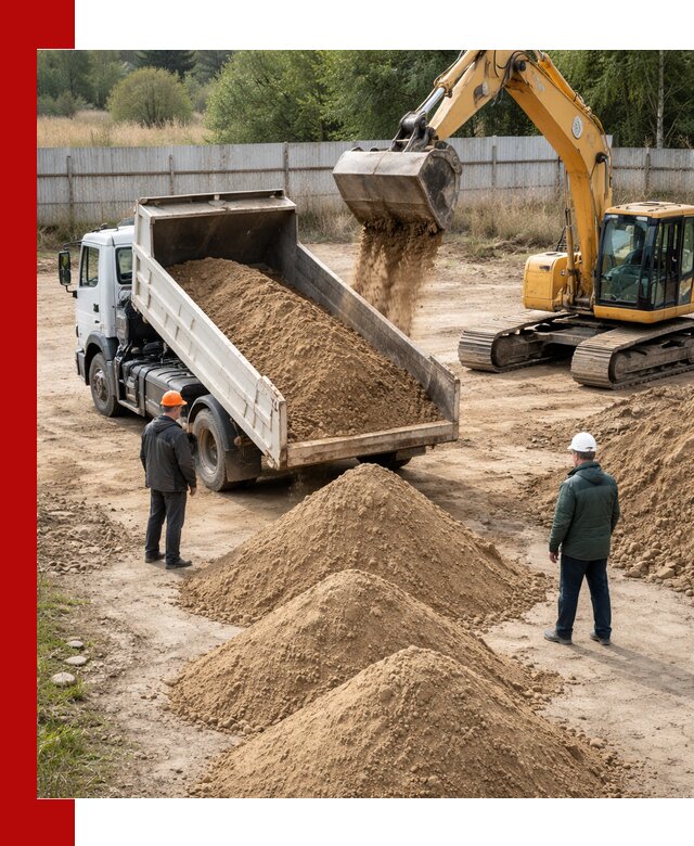 Доставка супеси вагонными и автопартиями в Кисловодске