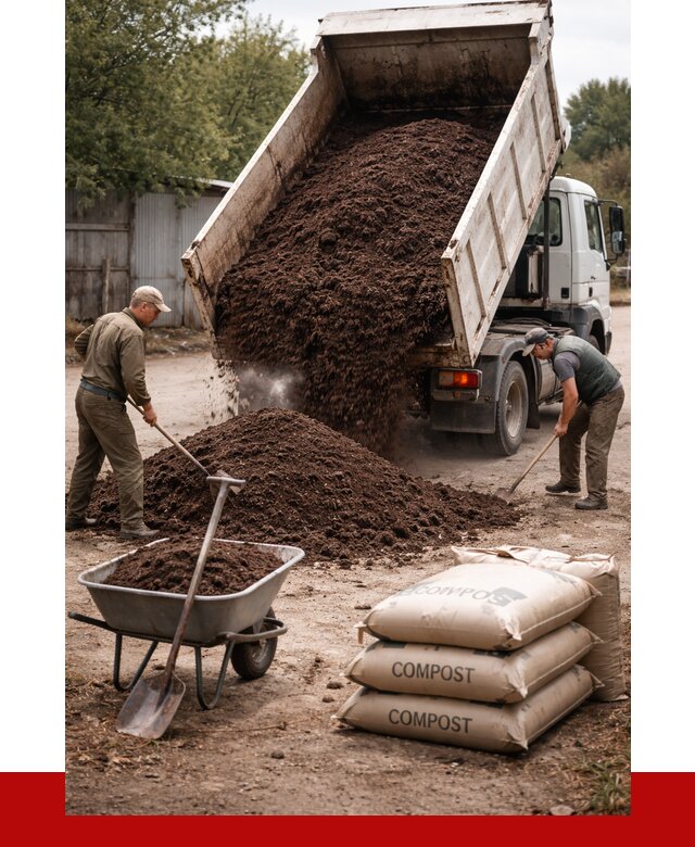 Купить компост в Кисловодске от 4491 р. за куб с доставкой | ПРОНЕРУДКсл