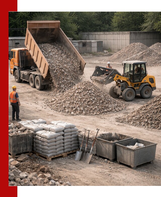 Вторичные материалы для отсыпки в Кисловодске — поставка и доставка