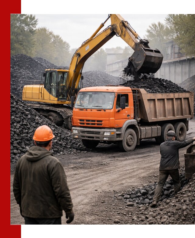 Доставка угля автотранспортом в Кисловодске быстро и выгодно