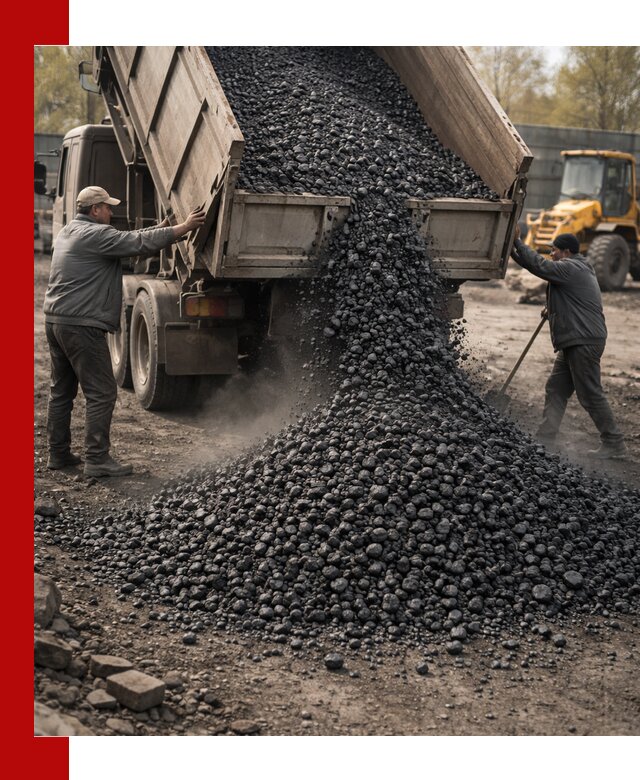 Доставка угля семечка самосвалами в Кисловодске