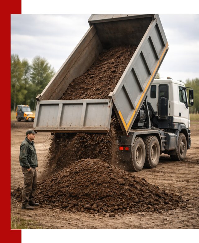 Аренда самосвала с водителем в Кисловодске для сыпучих грузов и навоза