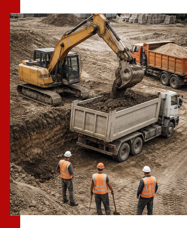 Разработка грунта для строительства и благоустройства в Кисловодске