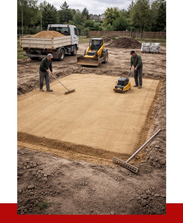 Устройство песчаной подушки в Кисловодске от 4812 р. ПРОНЕРУДКсл